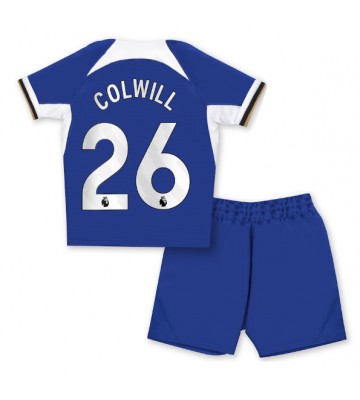 Chelsea Levi Colwill #26 Hemmakläder Barn 2023-24 Kortärmad (+ Korta byxor)